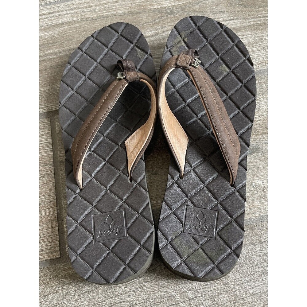 Reef Dreams II Brown Women's Flip Flop Sandals Size 7
